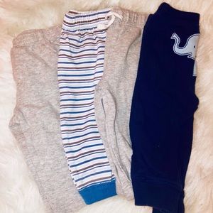 🐘 Bundle of 4 baby boy pants. Size 6-9